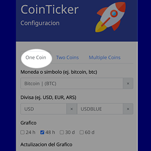 Configuration One Coin